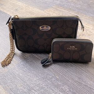 COACH Convertible Wristlet and Wallet Set